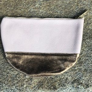 Sseko Leather Moon Clutch Rose Bronze